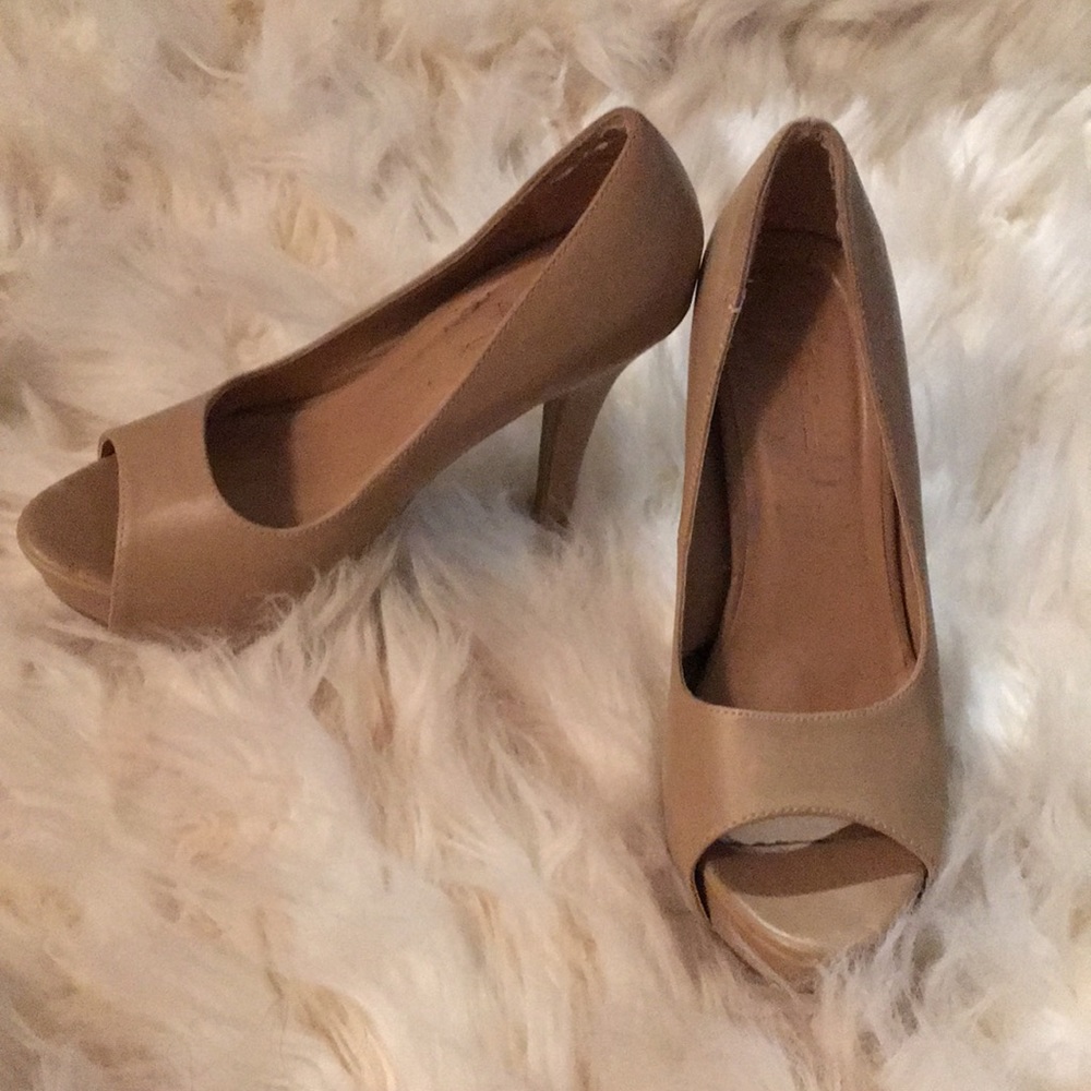 Open toe heels